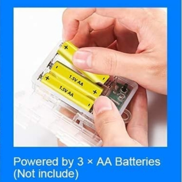 Christmas LED Star Tree Topper 9.5 Inch 24 Colors w/7 Modes Battery Operated - Picture 7 of 9